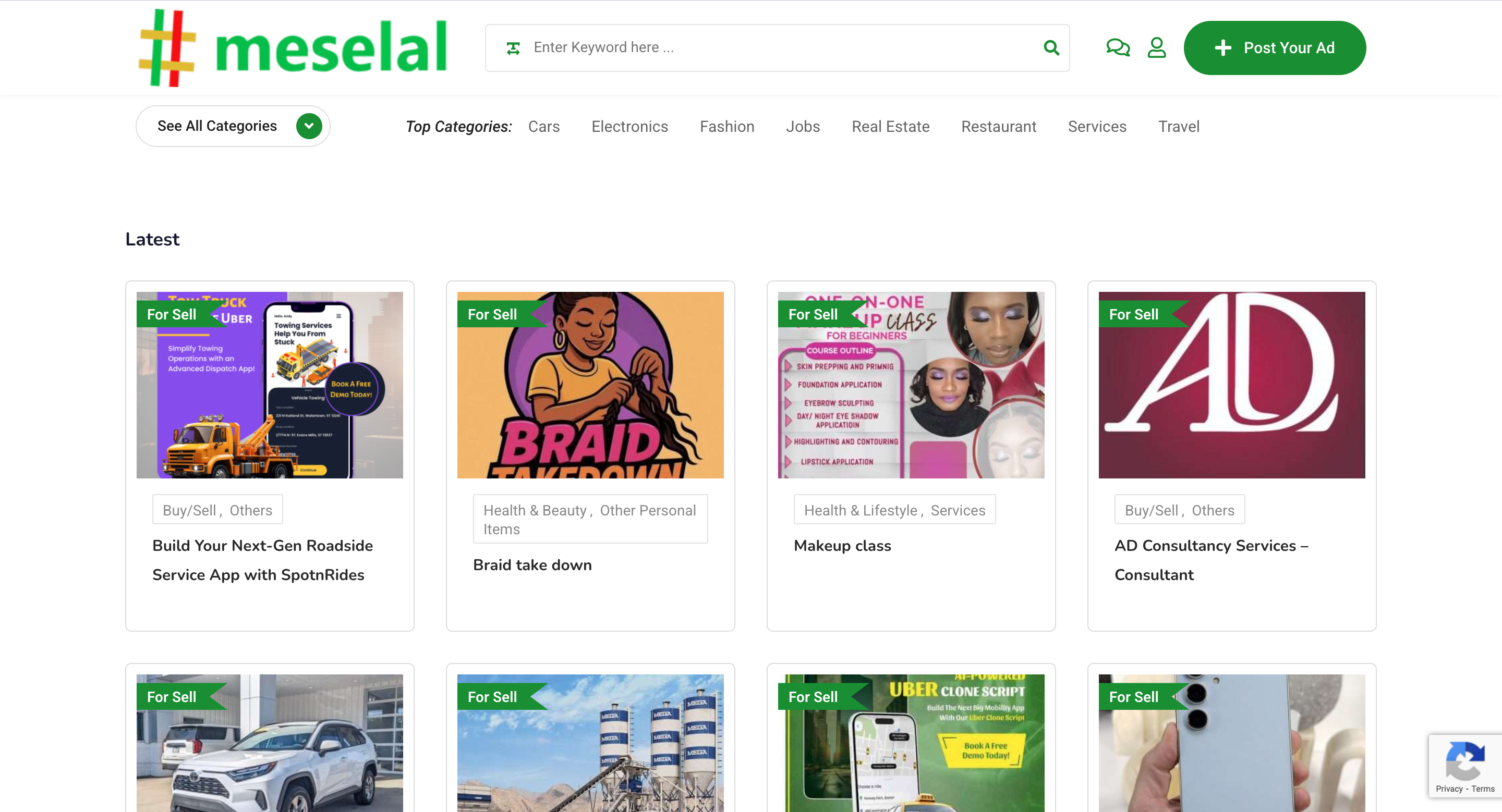 Messelal - Classified Advertising Platform